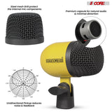 5 Core Drum Microphone Kit 7 Piece All Metal Drummer Instrument Mics Tom/Snare & Cymbals Set
