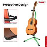 5 Core Guitar Stand Floor Adjustable Heavy Duty w Neck Holder for Acoustic Electric Classic Bass