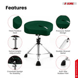 5 Core Drum Throne w 4.5" Padded Stool Adjustable Drummer Chair
