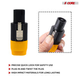 5Core Speakon Adapter High Quality Audio Jack Male Audio Pin Speaker Adapter Connector