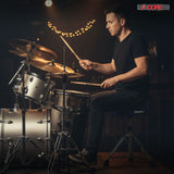 5 Core Drum Throne w Backrest 4" Padded Stool Airlift Adjustable 25.5" Drummer Chair 441Lb Capacity