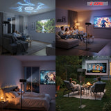 5 Core Projector Stand Floor Adjustable 53" Universal Projectors Support for Home Office & Studio