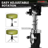 5 Core Drum Throne 4" Thick Padded Guitar Stool 441Lb Capacity 20-26” Adjustable Drummer Chair