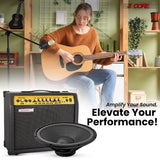 5 Core 15" Guitar Speaker 2Pc Replacement 2000W 8 Ohm Low Distortion for Electric Guitar Amp Cabinet