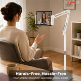 5 Core Tablet Floor Stand 360° Rotatable Adjustable Overhead Universal Bed Phone iPad Stand