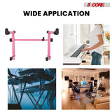5 Core Keyboard Stand Adapter 2 Tier Adjustable Second Extension Add On for Digital Piano Stands