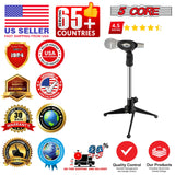 5Core Desktop Mic Stand Tripod Universal Desk Microphone Holder Table Top Stands