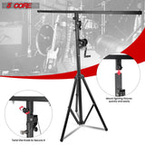 5Core DJ Light Stand Stage Lighting Truss System Hand Crank Heavy Duty Adjustable T bar Mount Tripod
