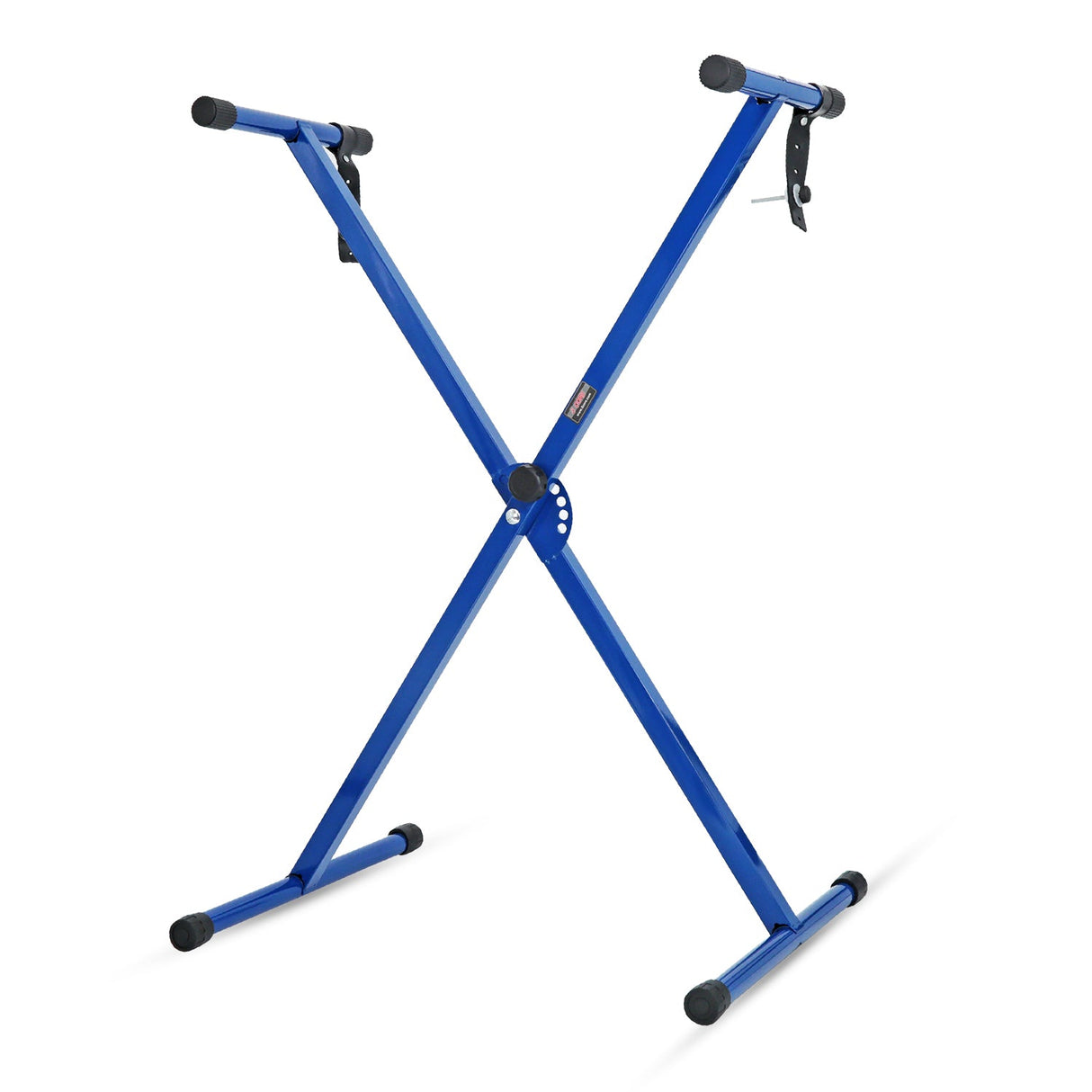 5Core Keyboard Stand Single X Style Adjustable Lift Piano Riser For 49 To 88 Keys BLUE