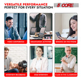 5 Core Microphone 2Pcs Lavalier Mic Wearable Omnidirectional Condenser 3.5mm Body Microfono