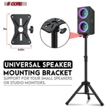 5 Core Speaker Stand Height Adjustable 36" Heavy Duty PA DJ Tripod Studio Monitor Stands