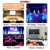 5 Core Speaker Stand Tripod Heavy Duty Adjustable 72" Universal Mount for PA DJ Studio w Bag