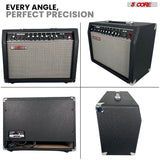 5 Core Guitar Amp 50 Watt  Electric Amplifier w Built in 8" Speaker Portable Mini Amps w Aux