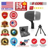 5 Core Kick Drum Microphone Cardioid Dynamic Bass Mic Swivel Adjustable Durable Steel Mesh Grille