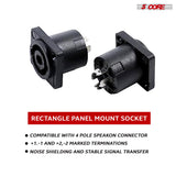 5 Core Speakon Adapter High Quality Audio Jack Male Audio Pin Speaker Adapter Connector