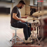 5 Core Drum Throne 4" Padded Saddle Seat Heavy Duty Adjustable Drumming Chair