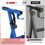 5Core Keyboard Stand Adjustable Height 34.5" Width 32.5” Z Style Electric Piano Riser 250Lb Capacity