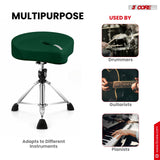 5 Core Drum Throne w 4.5" Padded Stool Adjustable Drummer Chair