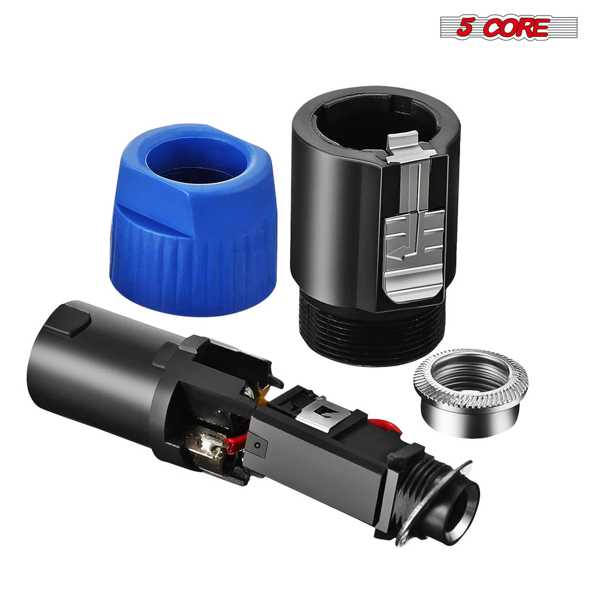 5 Core Speakon Adapter High Quality Audio Jack Male Audio Pin Speaker Adapter Connector
