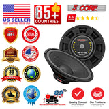 5 Core 15" Subwoofer Speaker Pair 450W MAX PA DJ Replacement Audio Sub Woofer 8Ohm Bass Driver