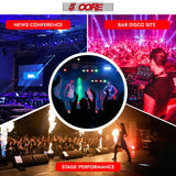 5Core DJ Light Stand Stage Lighting Truss System Hand Crank Heavy Duty Adjustable T bar Mount Tripod