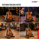 5 Core Ukulele Stand A Frame Metal Body w Soft Padded Arms Support Banjo Ukuleles Mini Guitar Violin White