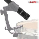 5 Core Drum Microphone Kit 9Pc All Metal Drummer Mics Tom/Snare & Cymbals Wired Instrument Drums Set