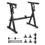 5Core Keyboard Stand Piano Riser Z Style Adjustable Height Width Music Stands for 54 - 88 Key Boards