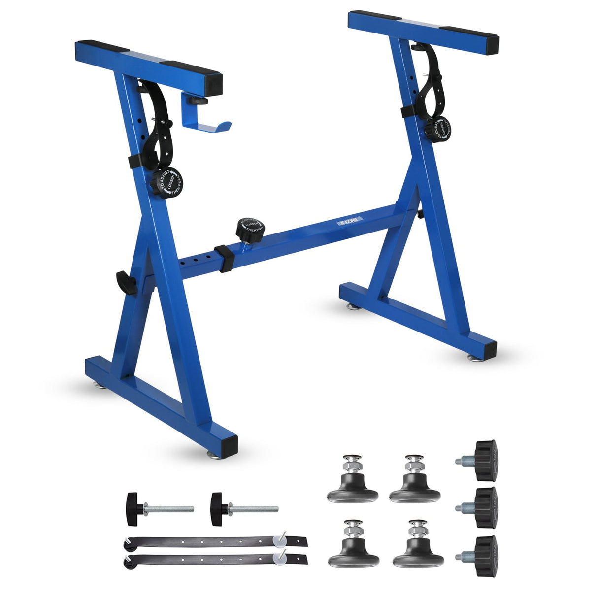 5Core Keyboard Stand Piano Riser Z Style Adjustable Height Width Music Stands for 54 - 88 Key Boards