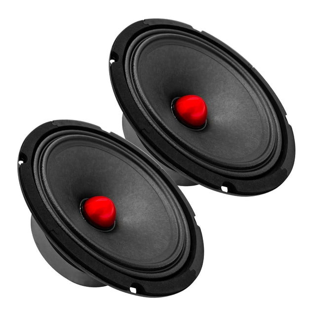 5 Core 8" Subwoofer Speaker Pair 500W Mid Range PA DJ Audio Sub Woofer 8Ohm Bass Replacement Driver