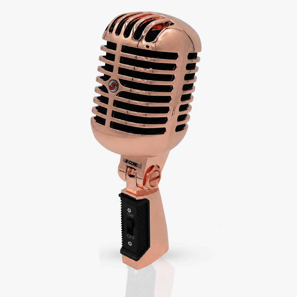 5 Core Retro Dynamic Vocal Iconic Microphone Vintage Style Classic Cardioid Unidirectional Mic