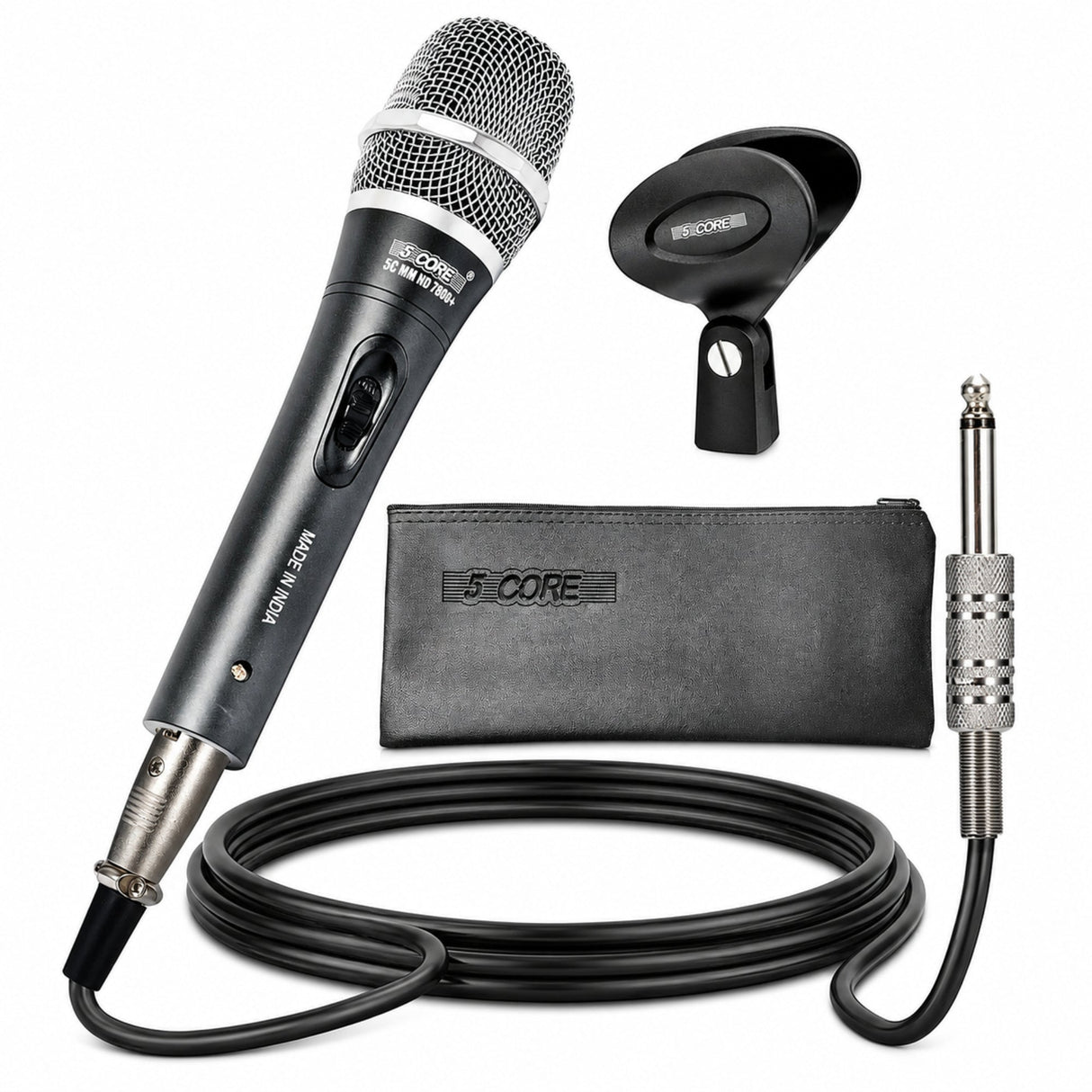 5Core XLR Microphone Dynamic Mic Karaoke Singing Studio Microfono Handheld Mics