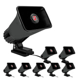 5 Core PA Horn Speaker 8Pcs 6 Inch 50W Loud Audio Outdoor Speakers System 8Ohm Reflex Megaphone