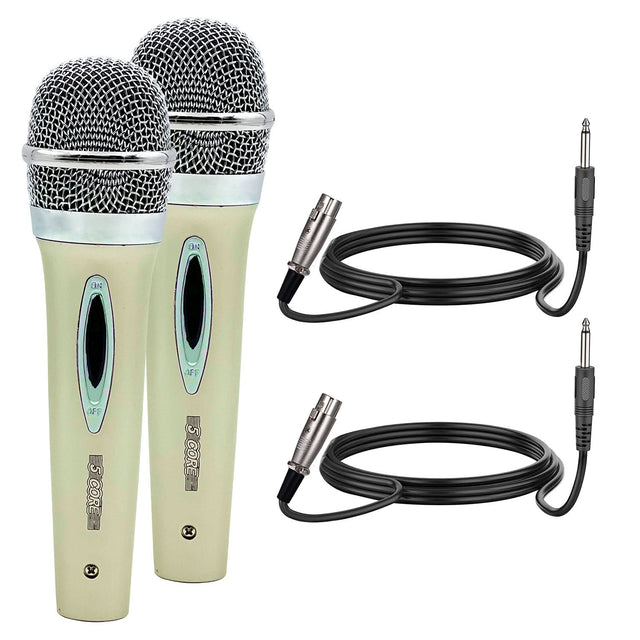 Dynamic microphone ideal for karaoke, podcasting, and studio recording