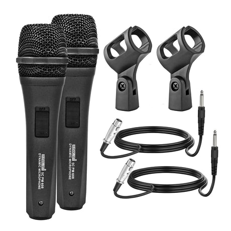 High-quality cardioid handheld mic with superior sound clarity
