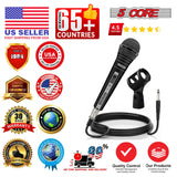 5Core XLR Microphone 2Pcs Dynamic Mic Karaoke Singing Studio Mics Handheld Microfono