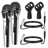 Dynamic stage microphone designed for musicians and public speakers