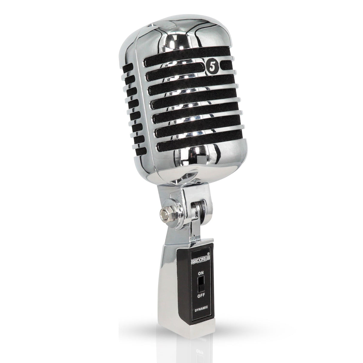 5Core Vintage Microphone Classic Dynamic Professional XLR Studio Retro Style Mic BLACK