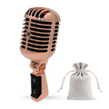 5 Core Retro Dynamic Vocal Iconic Microphone Vintage Style Classic Cardioid Unidirectional Mic