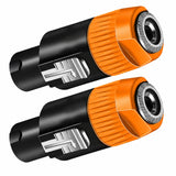 5 Core Speakon Adapter High Quality Audio Jack Male Audio Pin Speaker Adapter Connector