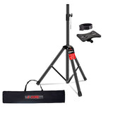 5 Core Speaker Stand 4Ft Adjustable Heavy Duty PA DJ Tripod Studio Monitor Stands w 35mm Insert