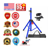 5 Core Speaker Stand Tripod Pair Adjustable PA DJ Universal Pole Mount