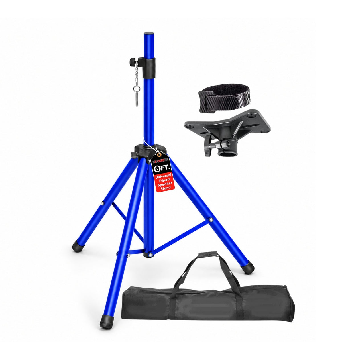 5Core Speaker Stands Adjustable PA DJ Tripod Heavy Duty w 35mm Mount Insert