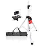 5 Core Speaker Stand Adjustable PA DJ Tripod Stands w 35mm Pole 132 Lbs Capacity