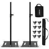 5 Core Speaker Stand Adjustable 61" Heavy Duty PA DJ Tripod Studio Monitor Stands