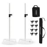 5 Core Speaker Stand Adjustable 61" Heavy Duty PA DJ Tripod Studio Monitor Stands
