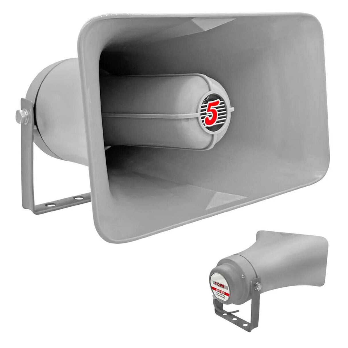 5 Core 10 Inch PA Horn 200W Loud Speaker Bull Horn Loud Audio 8Ohm All Weather Indoor Outdoor Use