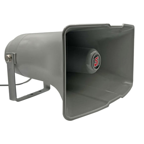 5 Core PA horn speaker delivers 35W RMS power for loud and clear outdoor announcements