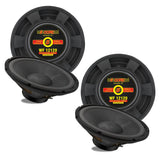 5 Core 12 Inch Subwoofer 1200 Watt Car Audio Sub Woofer Pair 4 Ohm w Deep Bass Replacement Loud Speaker