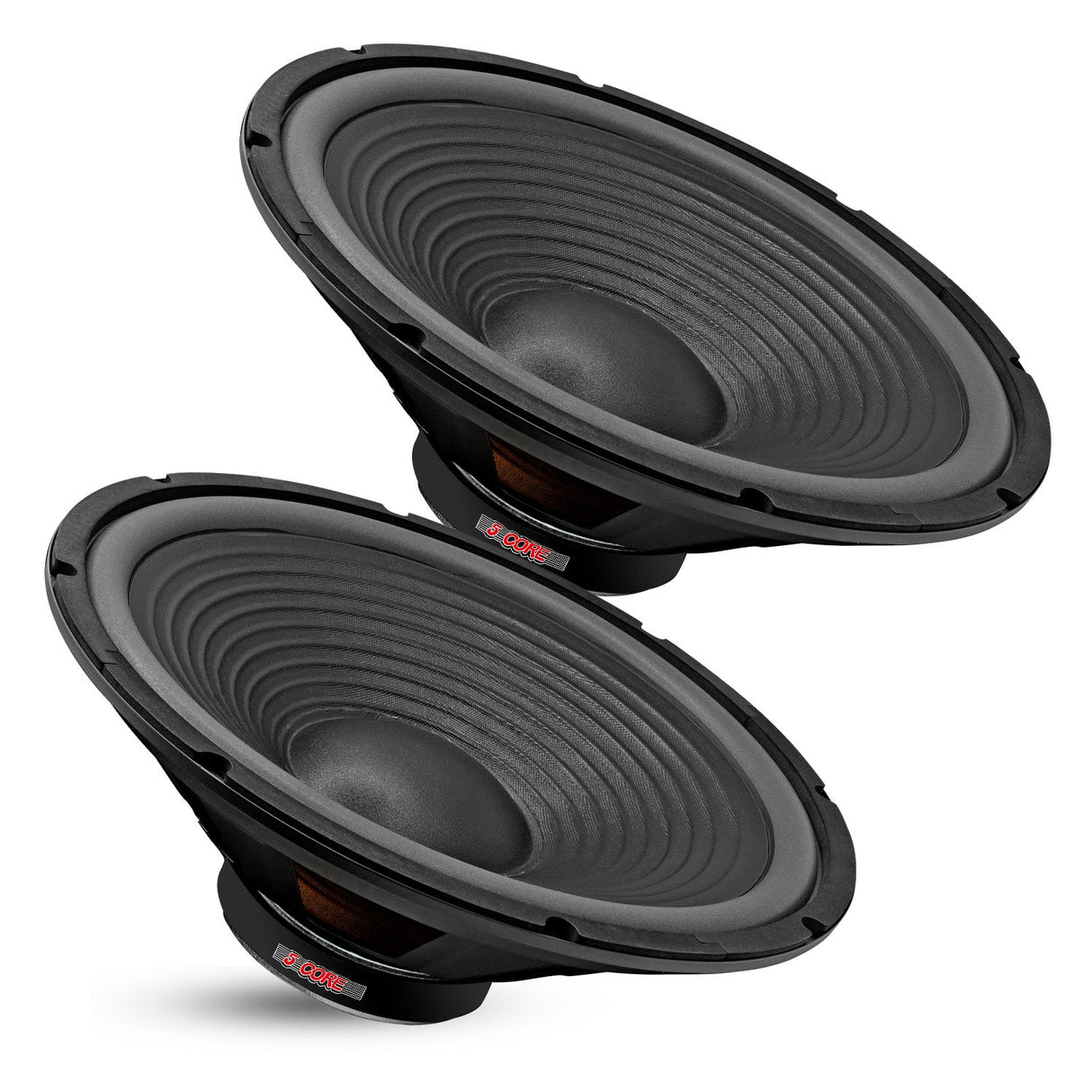 5 Core 15 Inch Car Woofer Audio Pair 1000W Combined 4Ohm Deep Bass Replacement Subwoofer Speaker